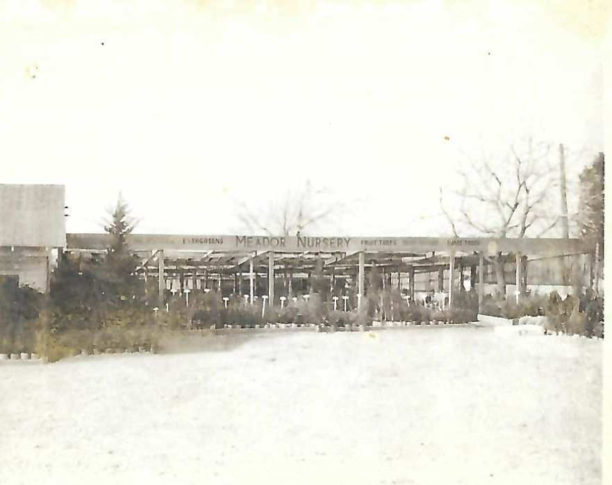 Meador Nursery Original Shopping area to right of original building