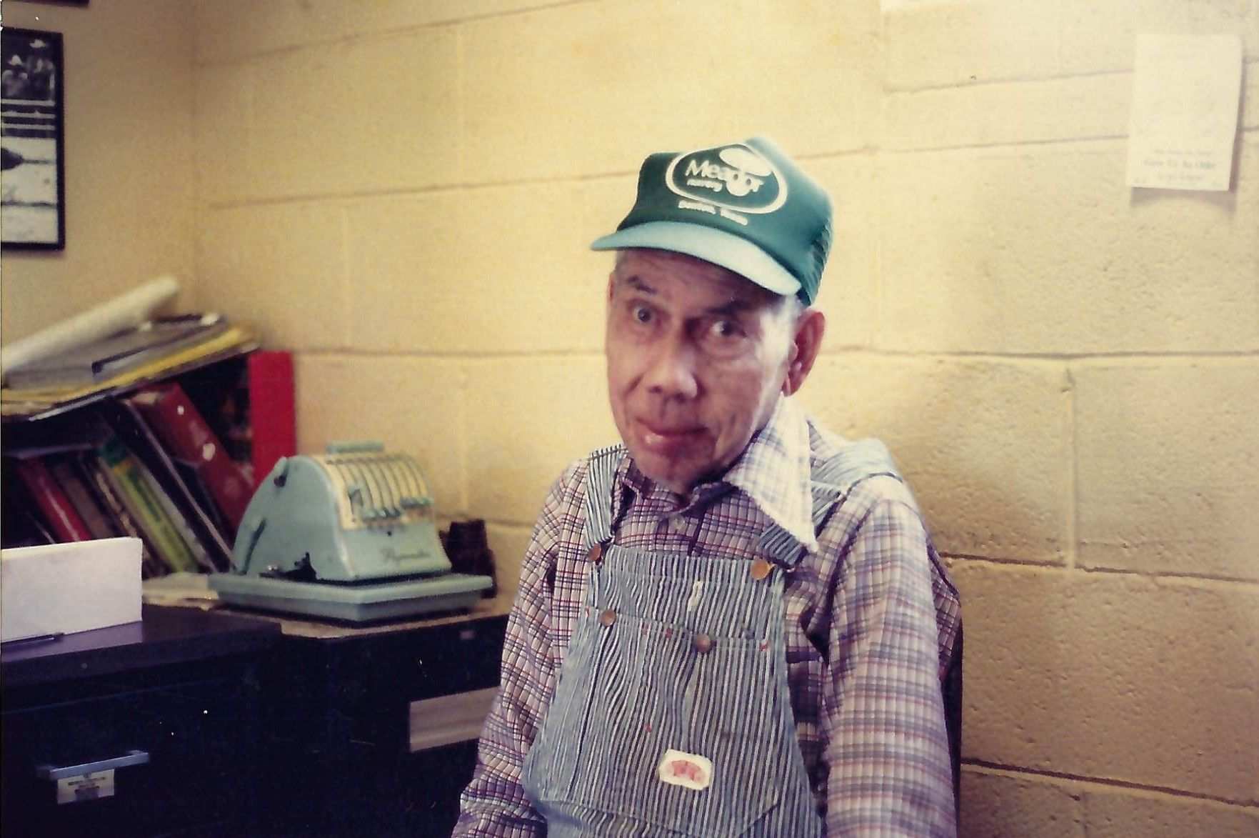 Uncle Alvin in the nursery shop 80s