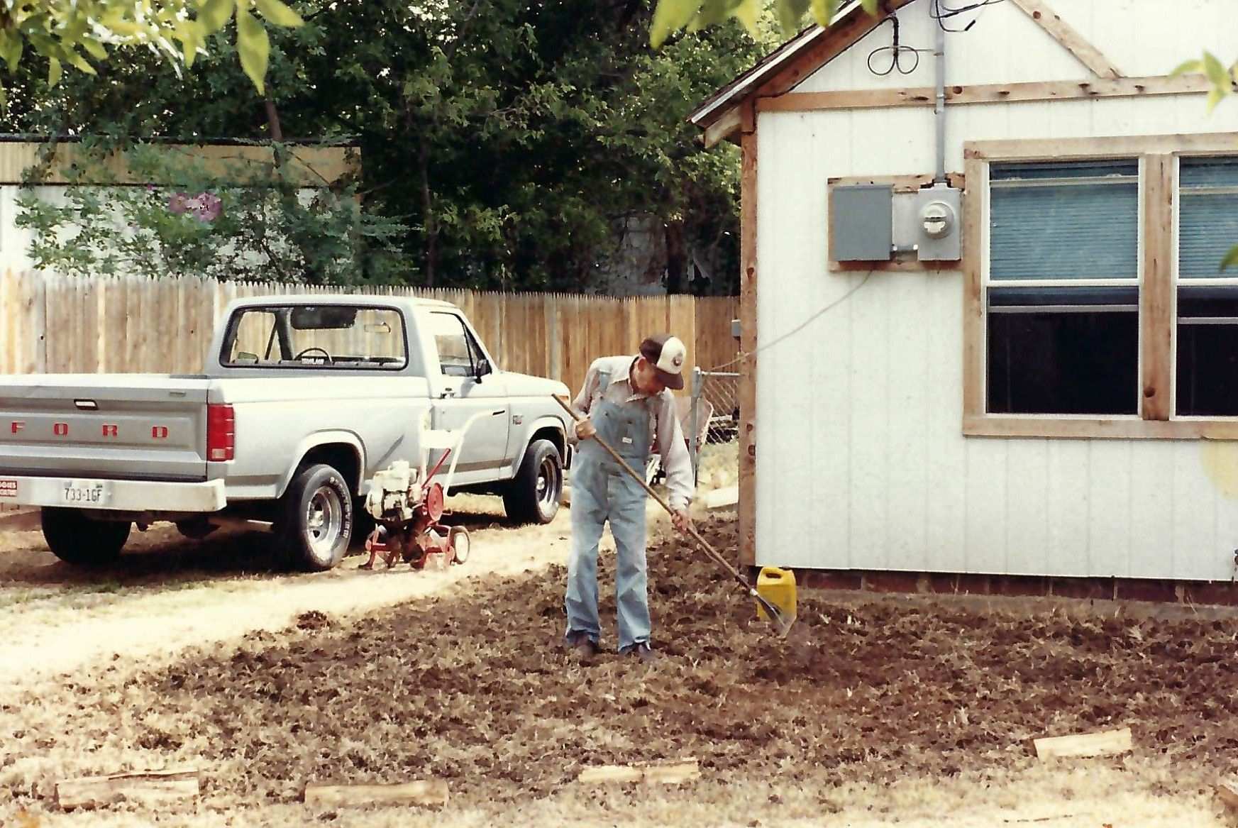 Landscaping installation 80s