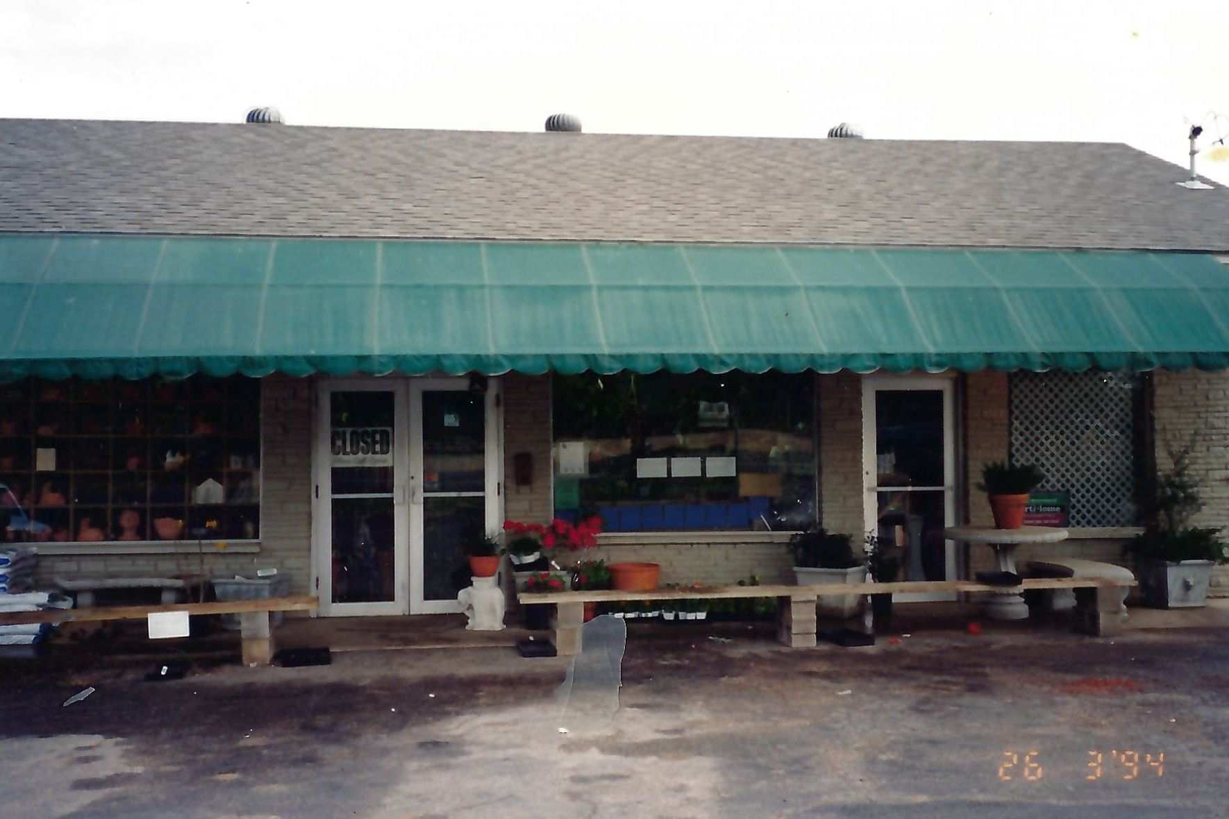 Meador Nursery front view in the late 90s