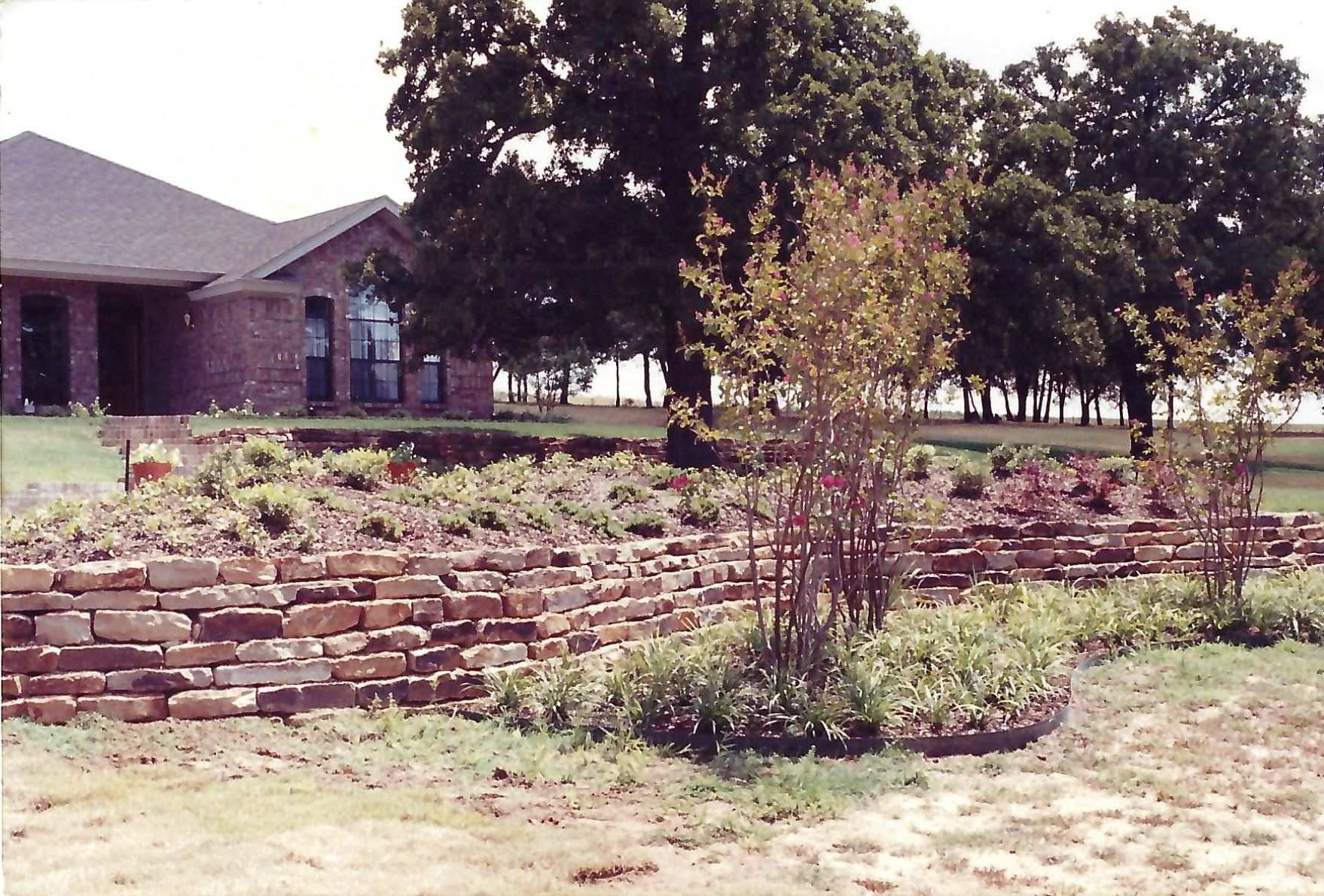 Landscaping Installation from the 90s 00s